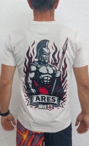 ARES BIANCA dett schiena