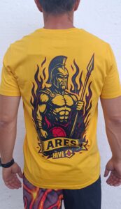 ARES GIALLA dett schiena
